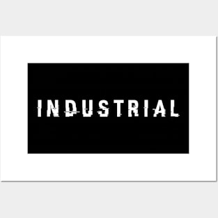 industrial logo design Posters and Art